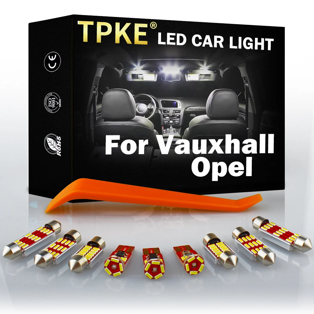

TPKE Canbus For Vauxhall Opel Insignia A Astra H J K Vectra C MOKKA X Corsa C D E Grandland X Adam Car LED Interior Light Kit