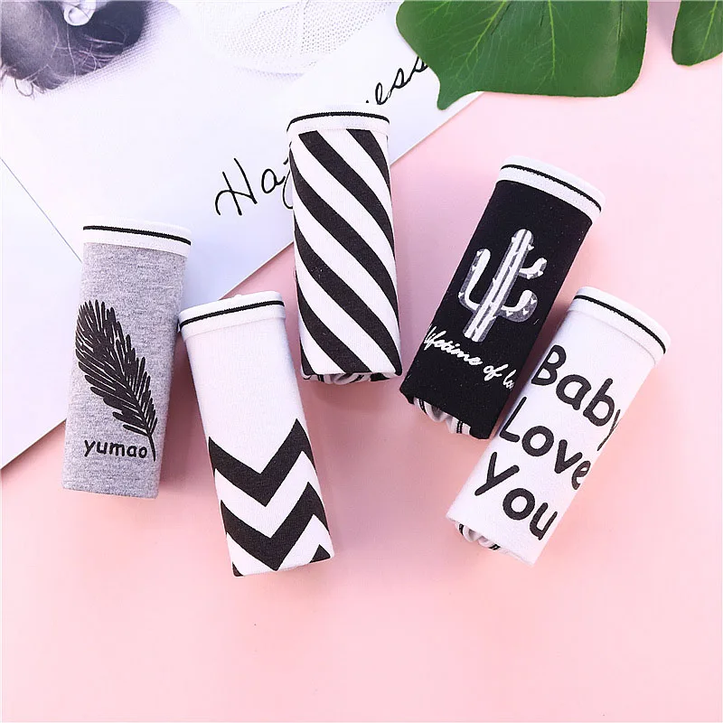 Скандинавское минималистичное нижнее белье Ins с принтом женские сексуальные