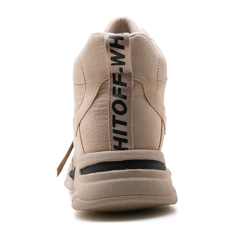 Высокая парусиновая обувь кроссовки мужская повседневная для бега спортивная