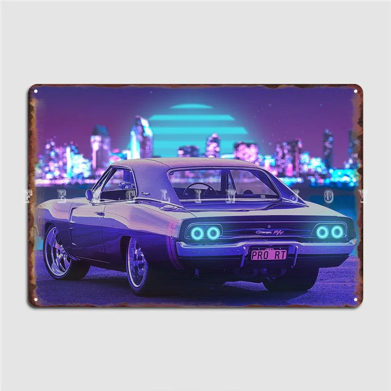 

Charger Rt Poster Metal Plaque Poster Wall Club Party Custom Tin Sign Poster