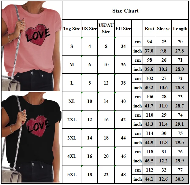 

Ladies Heart Vest Tank Tee Shirt Top Soft Sleeveless T-Shirt Blouse Over size