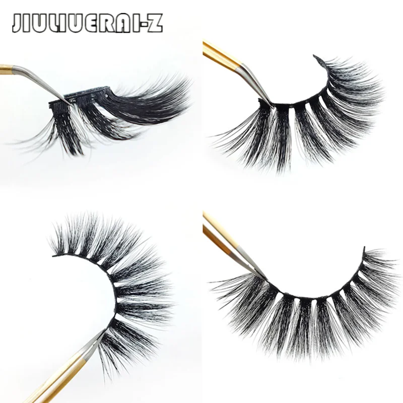 

1 Pair Eyelash Curler Lash Kit For Professional Bulk Natural Black Cotton Eyeliner Fake Lashes Makeup Products Free Shipping