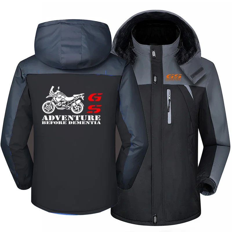 

NEW Winter Jacket Men for GS ADV Windbreaker Windproof Waterproof Thicken Fleece Outwear Outdoorsports Overcoat