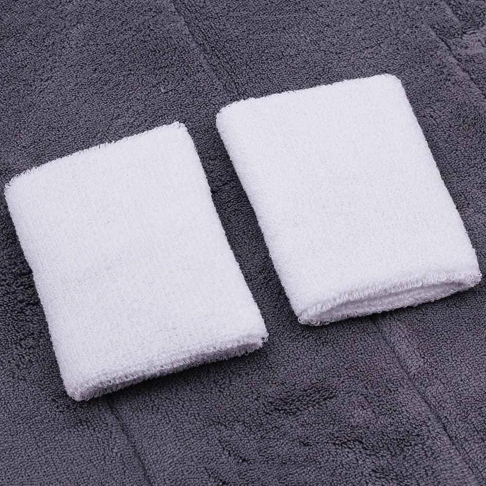 Черный хлопковый спортивный напульсник унисекс 1 пара защита для запястья