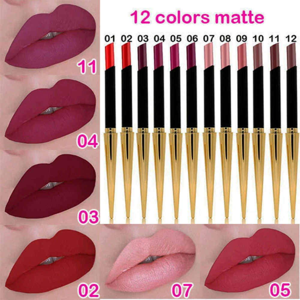 12 цветов Контурный карандаш для губ водостойкая помада линия улыбки r