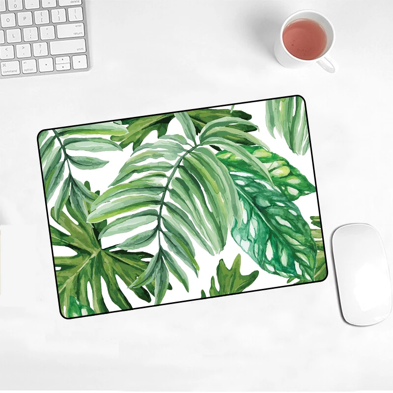 Коврик для мыши XGZ с изображением русского бананового дерева и зеленых листьев
