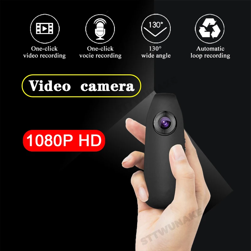 

Mini camera body wearable 1080P HD DV Professional Digital Voice Video recorder small micro sound secret