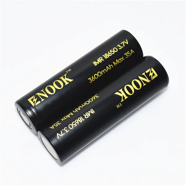 

100% New Original 2021 Enook 18650 3600mAh Max35A 3.7V rechargeable battery hot sale