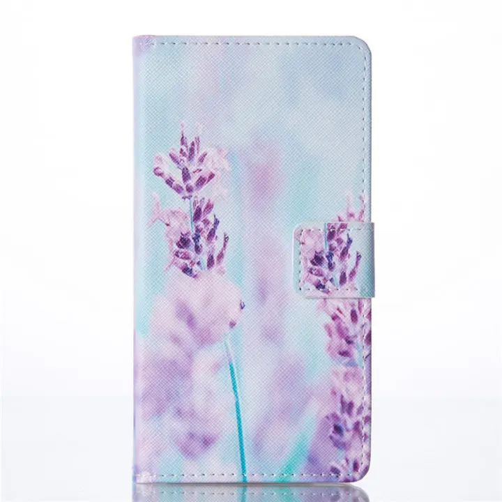 Lavender Чехол для huawei P9 P8 Lite P8Lite P9Lite Honor8 Модный кожаный бумажник с лавандовым одуванчиком откидной Чехол для телефона Fundas P23Z - Цвет: Lavender