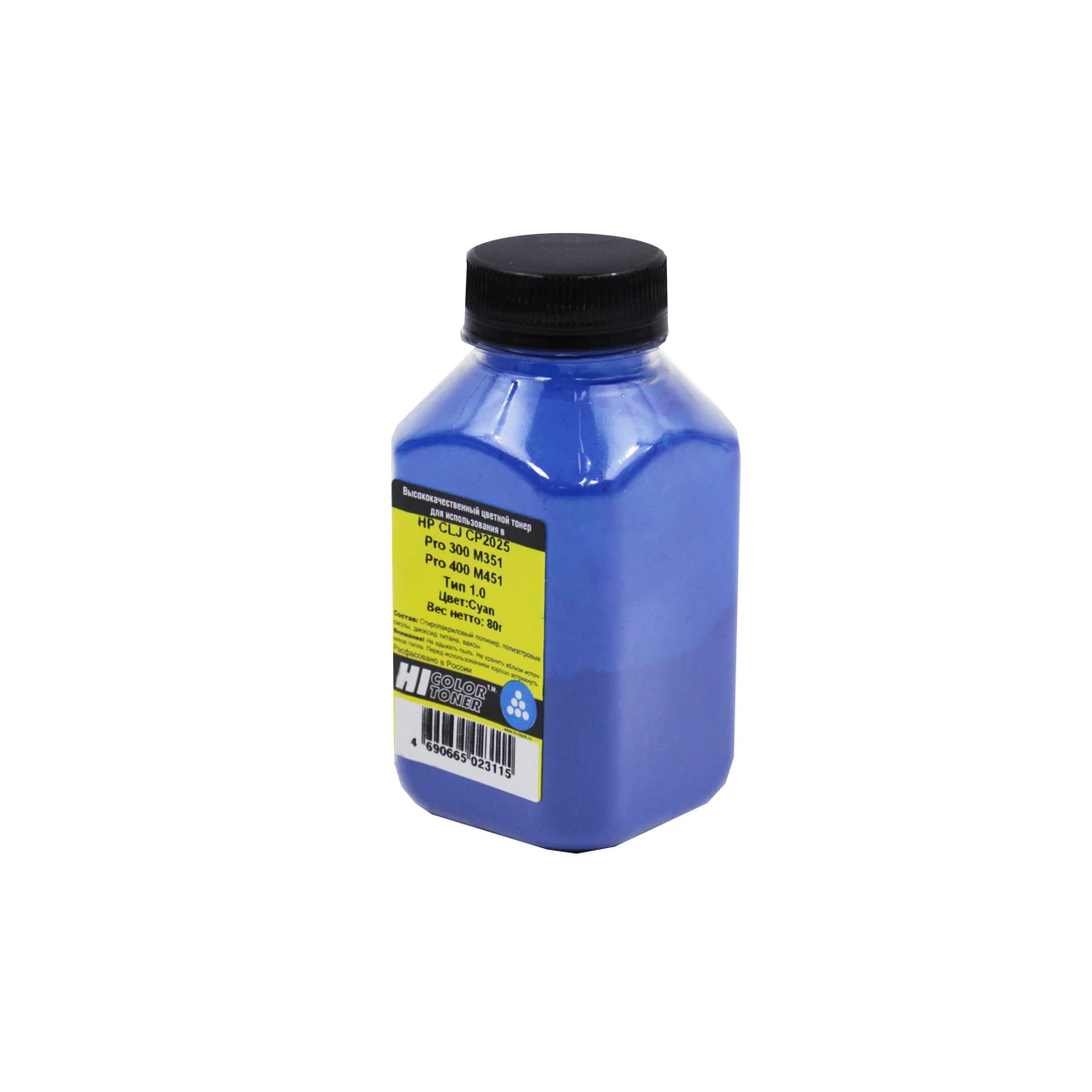 Тонер Hi Black для HP CLJ CP1215/CM1312/Pro 200 M251 Химический Тип 2.2 C 45 г банка|Картриджи с тонером|