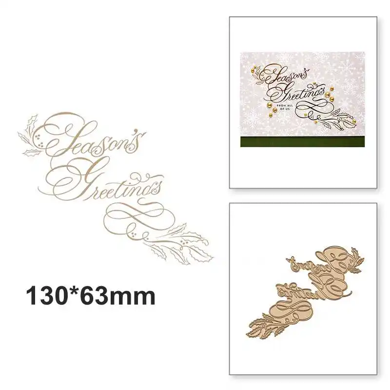 Горячая фольга проблеск Copperplate праздничные поздравительные фраз для DIY Скрапбукинг тиснение бумажные карты ремесла - Цвет: 1