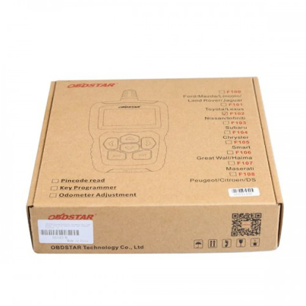 

OBDSTAR F102 For Nissan/Infiniti Automatic Pin Code Reader Auto Key Program Odometer Correction Tool Without Token Limitation