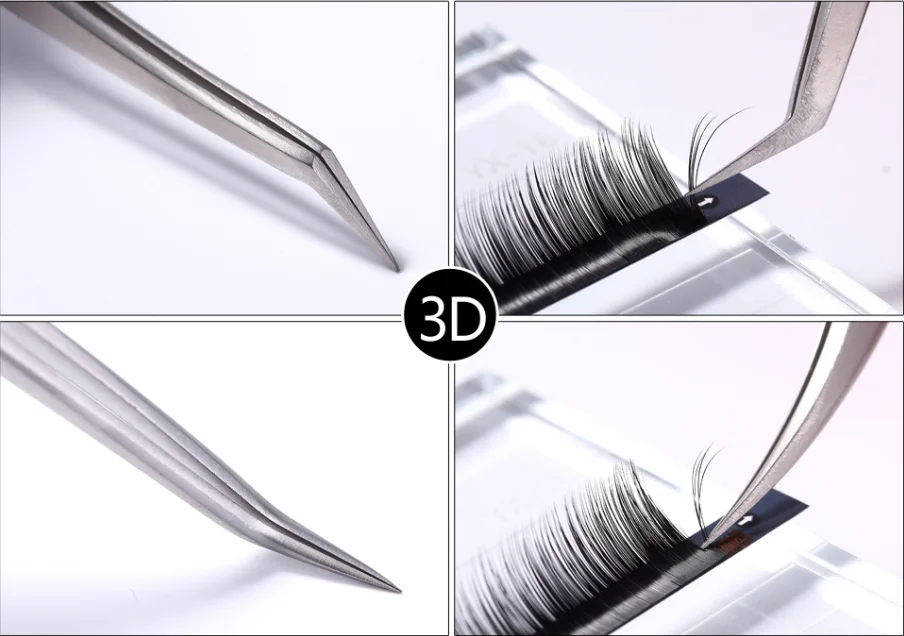 VETUS Пинцет для ресниц и бровей 3D/6D объем накладных ресниц для наращивания сверхтонких ресниц Пинцет для наращивания ресниц инструменты для макияжа глаз