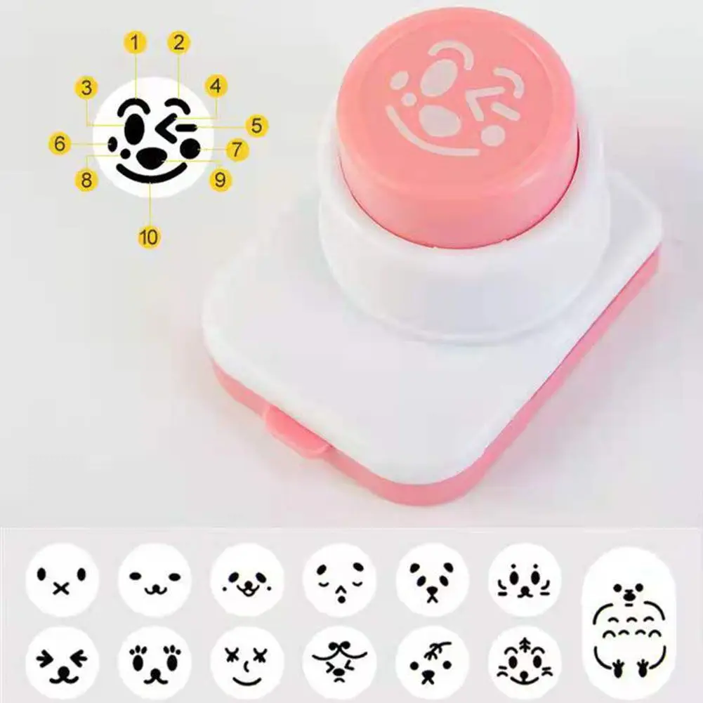 

Baby Kitchen Accessories Stamp Seaweed Laver Rice Ball Maker Nori Onigiri Mold Sushi Tool
