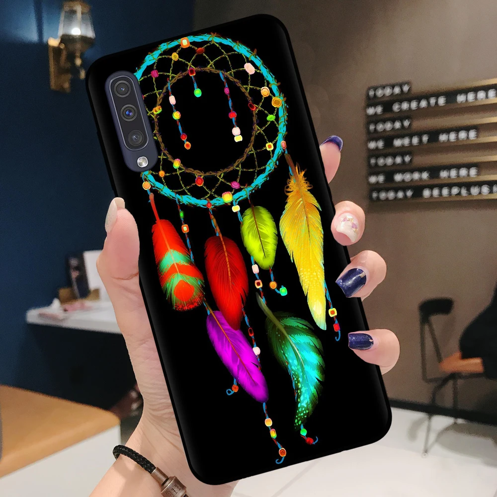 Чехол-накладка для Samsung A51 A71 A21S A10 A20 A30 A40 A50 A70 A6 A7 A8 A9 Plus 2018 с изображением мандалы в