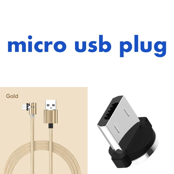 Серебристый Магнитный Micro Usb кабель для зарядки 90 градусов угол Usb Type C кабель для быстрой зарядки для IPhone X Xr 8 7 6s Plus samsung - Цвет: Серебристый