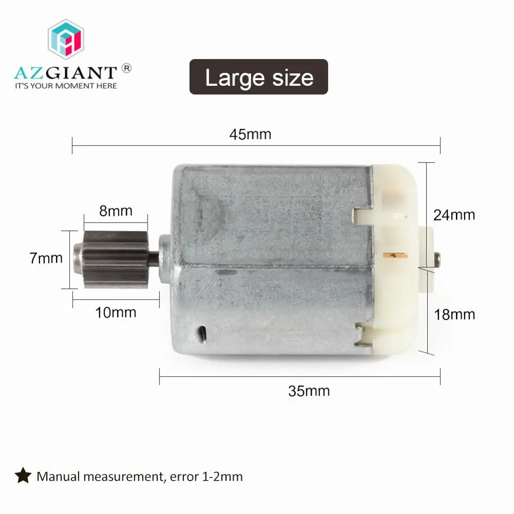 Автомобильный Центральный дверной замок AZGIANT 4 шт./лот двигатели для AUDI A4 A6 Q3 Q5 TT A5