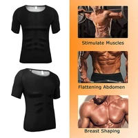 new2021 sweat body shaper vest mens tank top abdominal binder slimming belt fitness shapewear heat trapping corset therno shirt