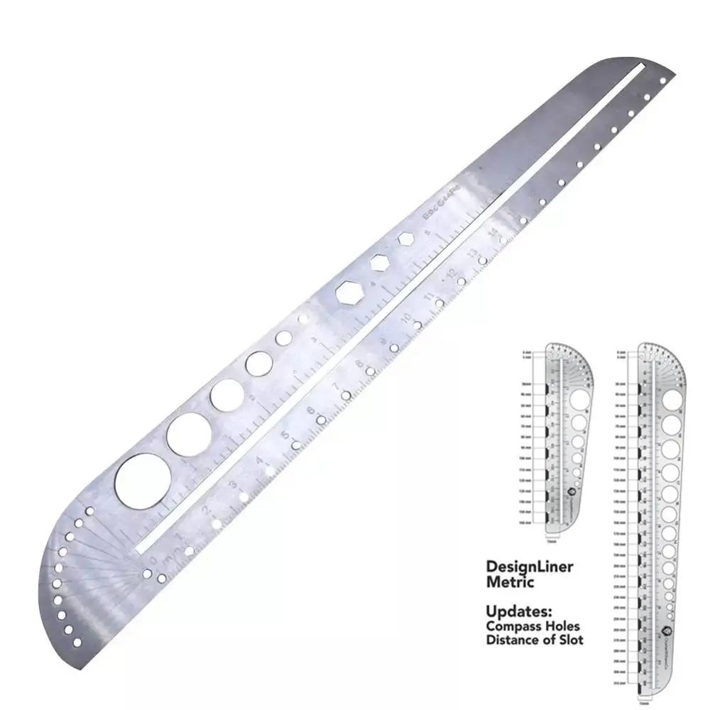 Multifunctional Stainless Steel Angle Protractor Ruler Degree Measuring Tool | Protractors