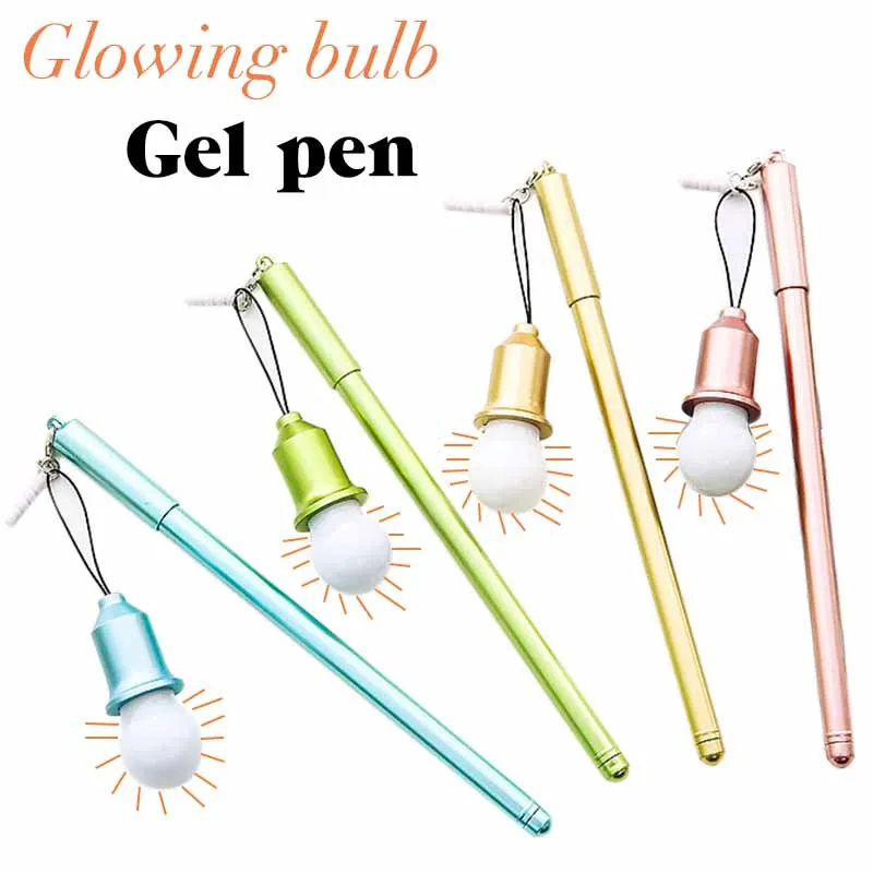 2 шт. светящийся светильник гелевая ручка для письма детский подарок офисные
