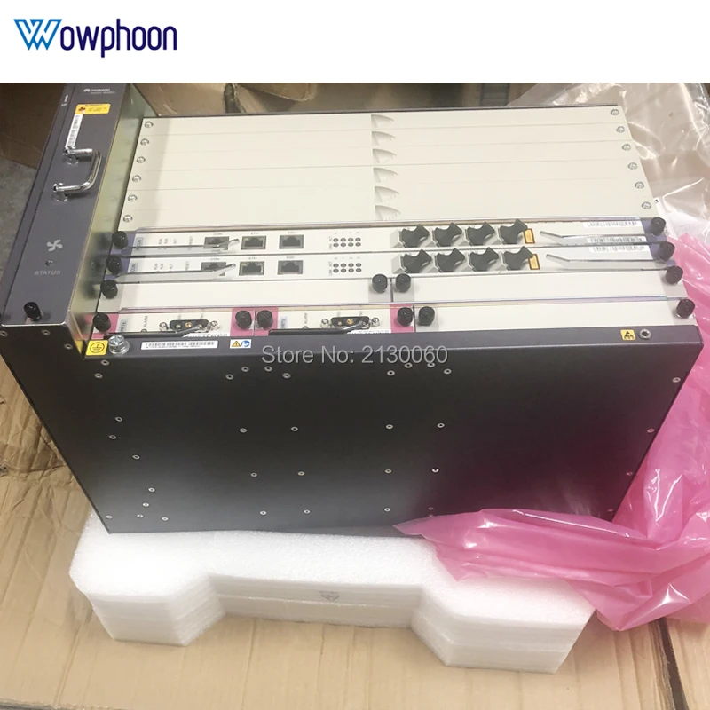Волоконно-оптическое оборудование fibra olt Huawei GPON OLT MA5683T с корпусом + вентилятором 2 *