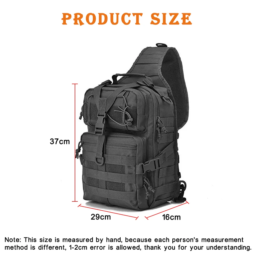 

Waterproof Oxford Hiking Trekking Backpack Sports Climbing Shoulder Bags Tactical Camping Hunting Outdoor Military Shoulder Bag