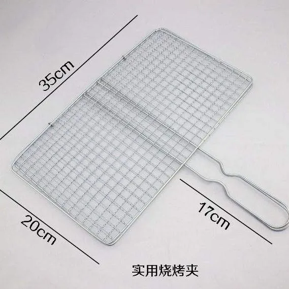 

Clip Toast Clamp 22*40 Barbecue Wire Mesh Clip Baked Food-Grabbing Device Barbecue Tools 2.6 Thick Carbon Steel Wire