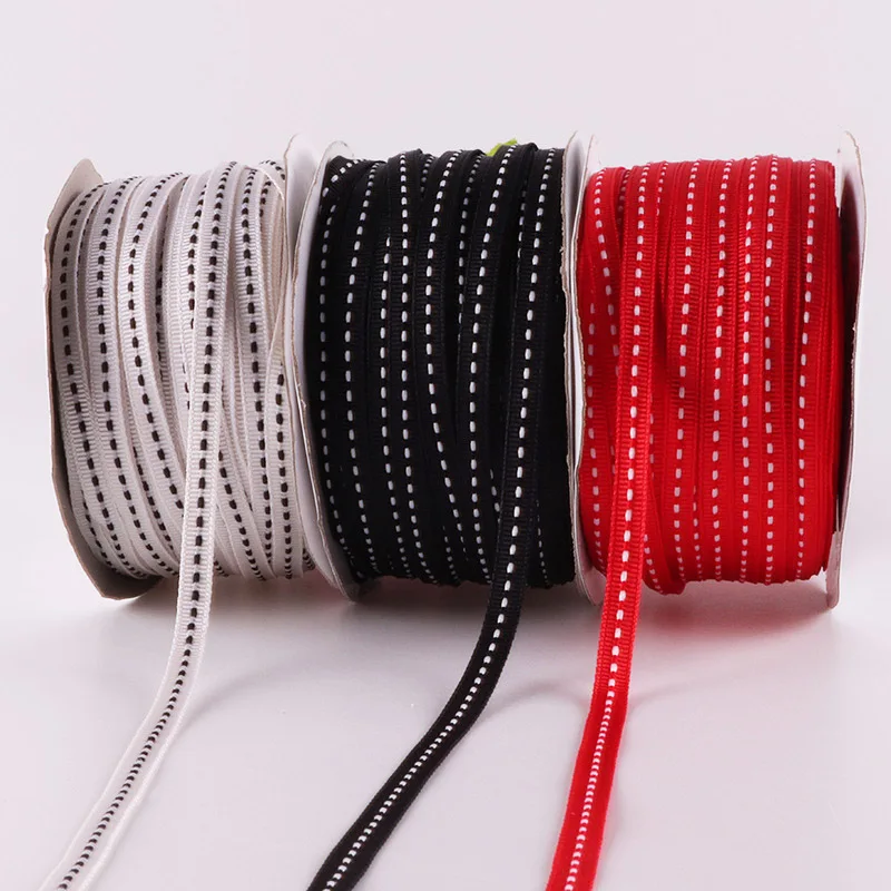5 ярдов/рулон 3 вида цветов лучшее качество украшения DIY Grosgrain ленты бант подарки
