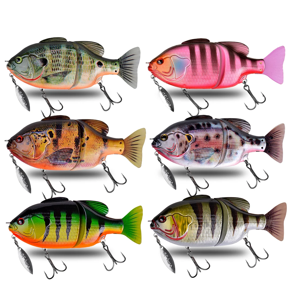 CF приманка 120 мм 50 г 140 мм 70 г Topwater Tilapia плавающая шарнирная приманка с спиннером Swimbaits приманка для ловли окуня