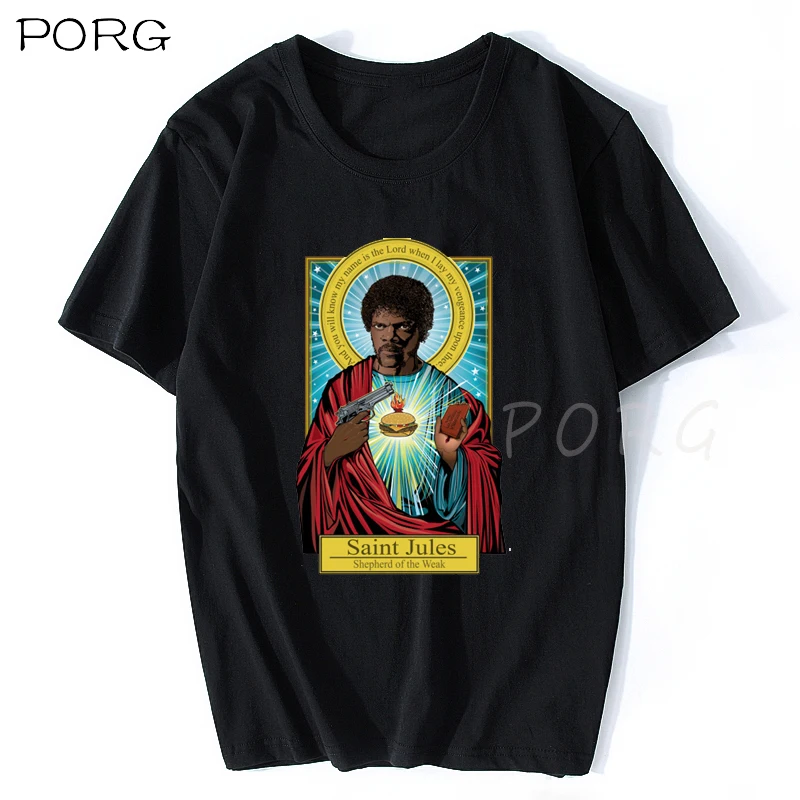 Saint Jules фильм Криминальное чтиво футболка Квентин футболки Тарантино уличная