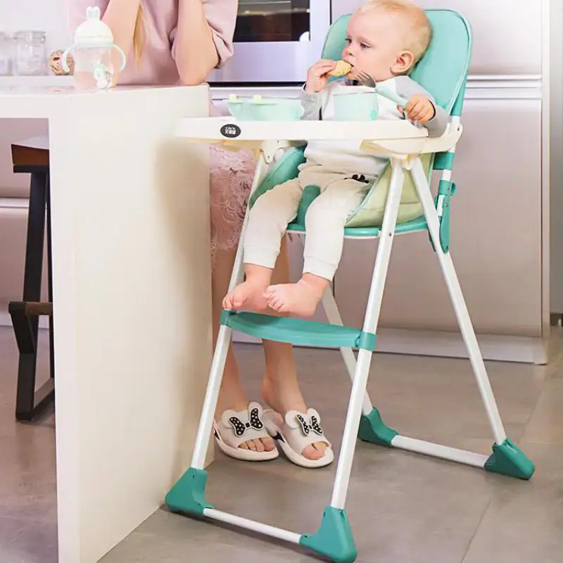 Children Eat Chair Folding Portable Multifunctional Baby Seats Table |