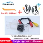 HD 1080x720P рыбий глаз камера заднего вида для Mitsubishi Pajero Sport Montero sport MK1 1996  2008 аксессуары для парковки автомобиля