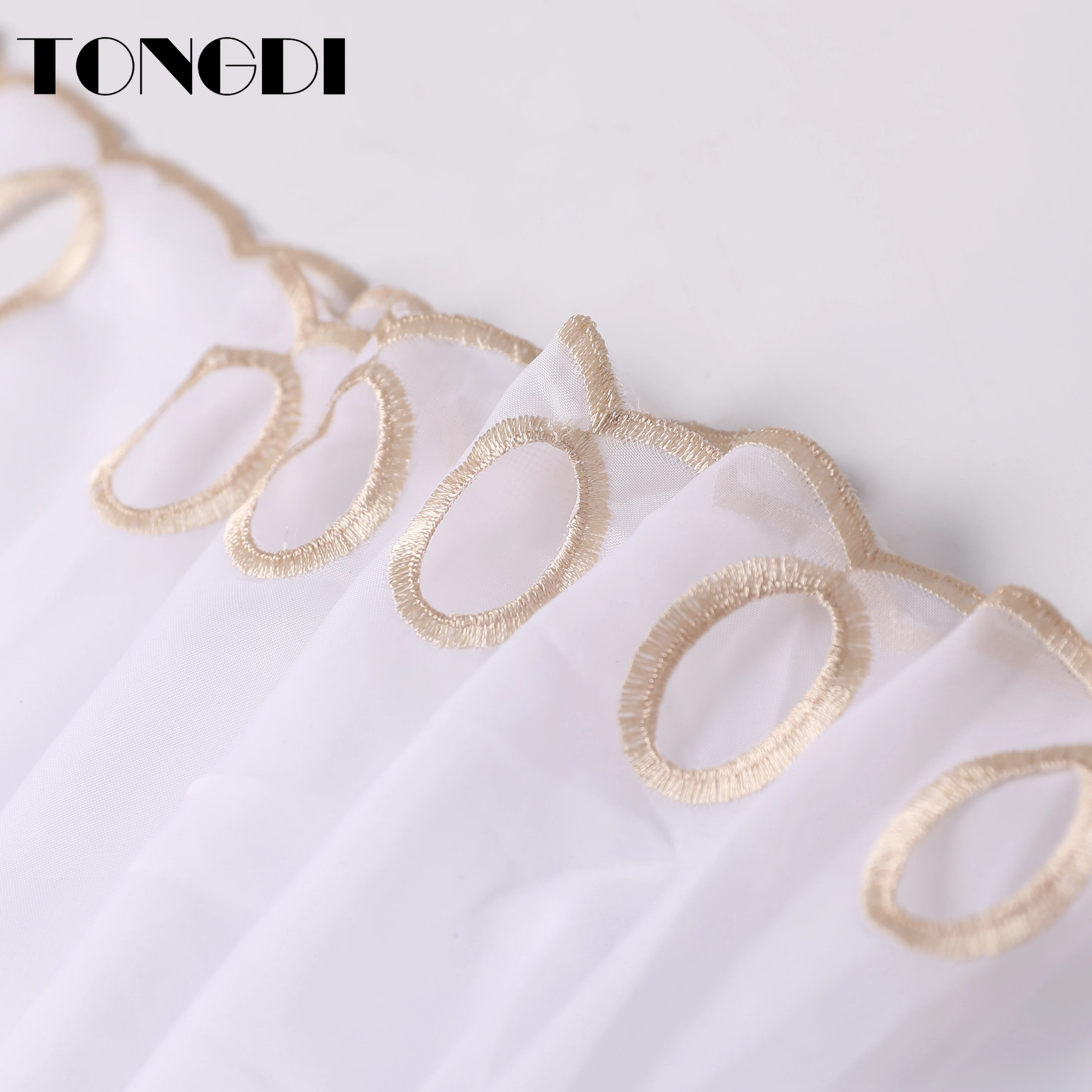 TONGDI кухонные занавески балдахин прозрачные ярусы пасторальные фрукты кафе Тюль