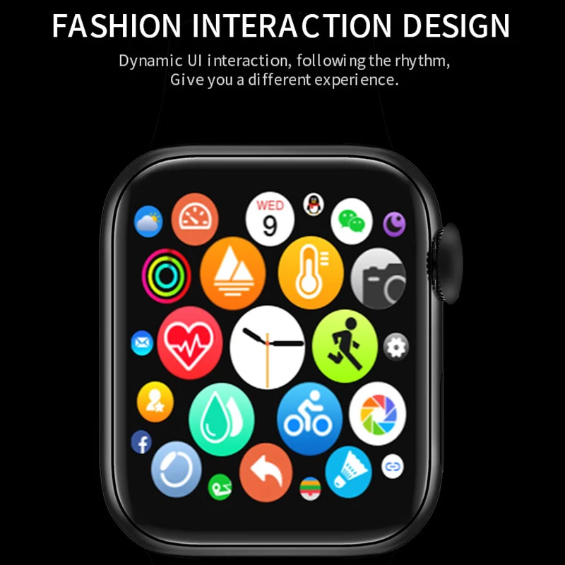 Lerbyee спортивные Смарт-часы W58 с полным сенсорным экраном фитнес-браслет Bluetooth