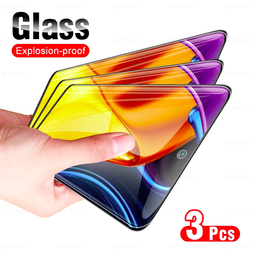 

3 шт. ультратонкая пленка из закаленного стекла для Xiaomi Poco M3, Защитное стекло для экрана для Xiaomi Poco M3 Pro 4G/5G 6,5 дюйм стекло