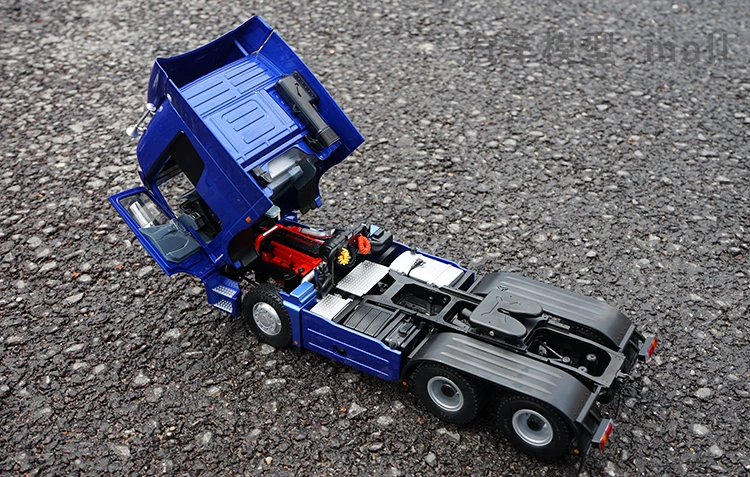 Изысканный подарок 1:24 Fukuda Auman EST-A и GTL Тяговая головка сплава модель, моделирование литья под давлением Инженерная модель