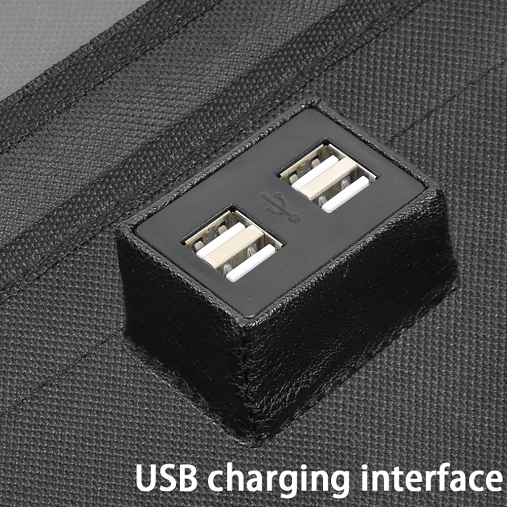 Многофункциональная сумка-Органайзер на заднее сиденье автомобиля с 4 USB зарядными устройствами для путешествий, многофункциональная карманная сумка для хранения, контейнер для хранения вещей