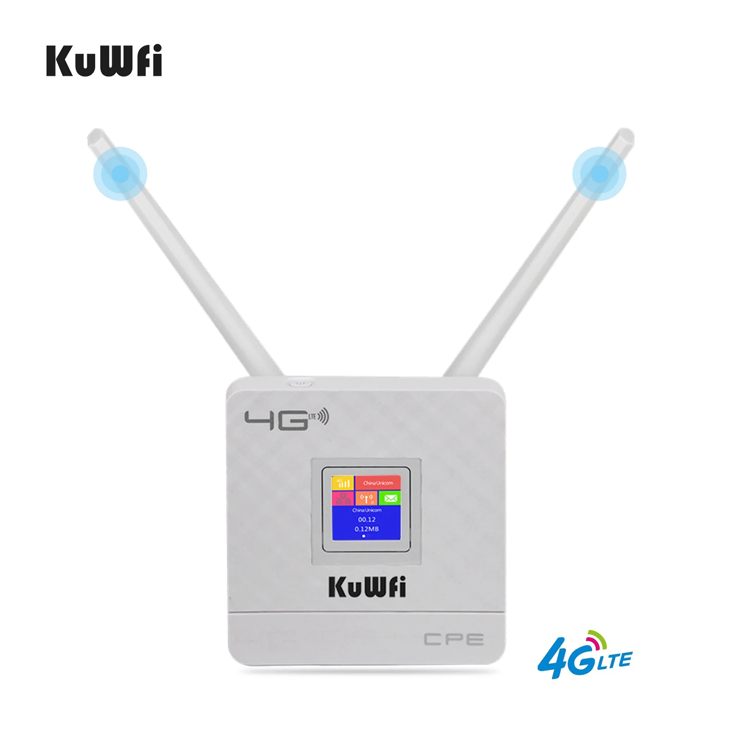 

Wi-Fi- KuWfi, 4G, LTE, FDD/TDD, CAT4, 150 /, , WAN/LAN, RJ45
