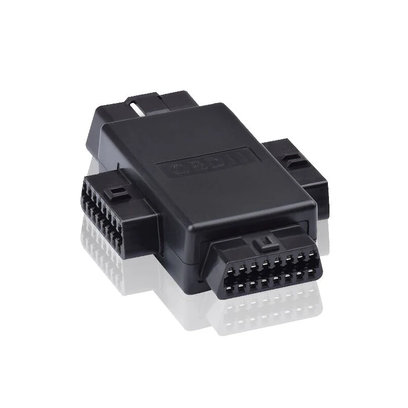 16 Pin OBD2 Автомобильная Соединительная заглушка 1 штекер до 3 Женский ELM327 многофункциональный разъем диагностические кабели инструмент автомобильный Соединительный адаптер