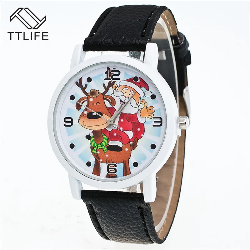TTLIFE новые рождественские украшения с узором для пожилых людей кожаный ремешок