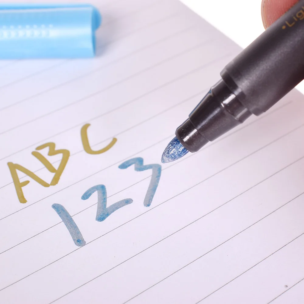 1 шт. тонкие металлические маркеры для рисования ручки водостойкие ручной