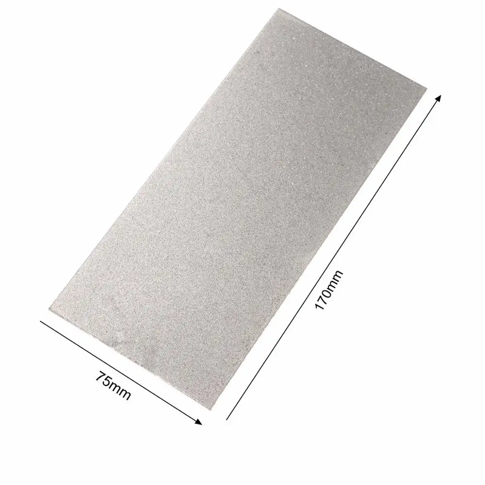 Шлифовальная пластина, Алмазный квадратный точильный камень для полировки, 170x75 мм, от 60 до 3000 зернистый водяной камень