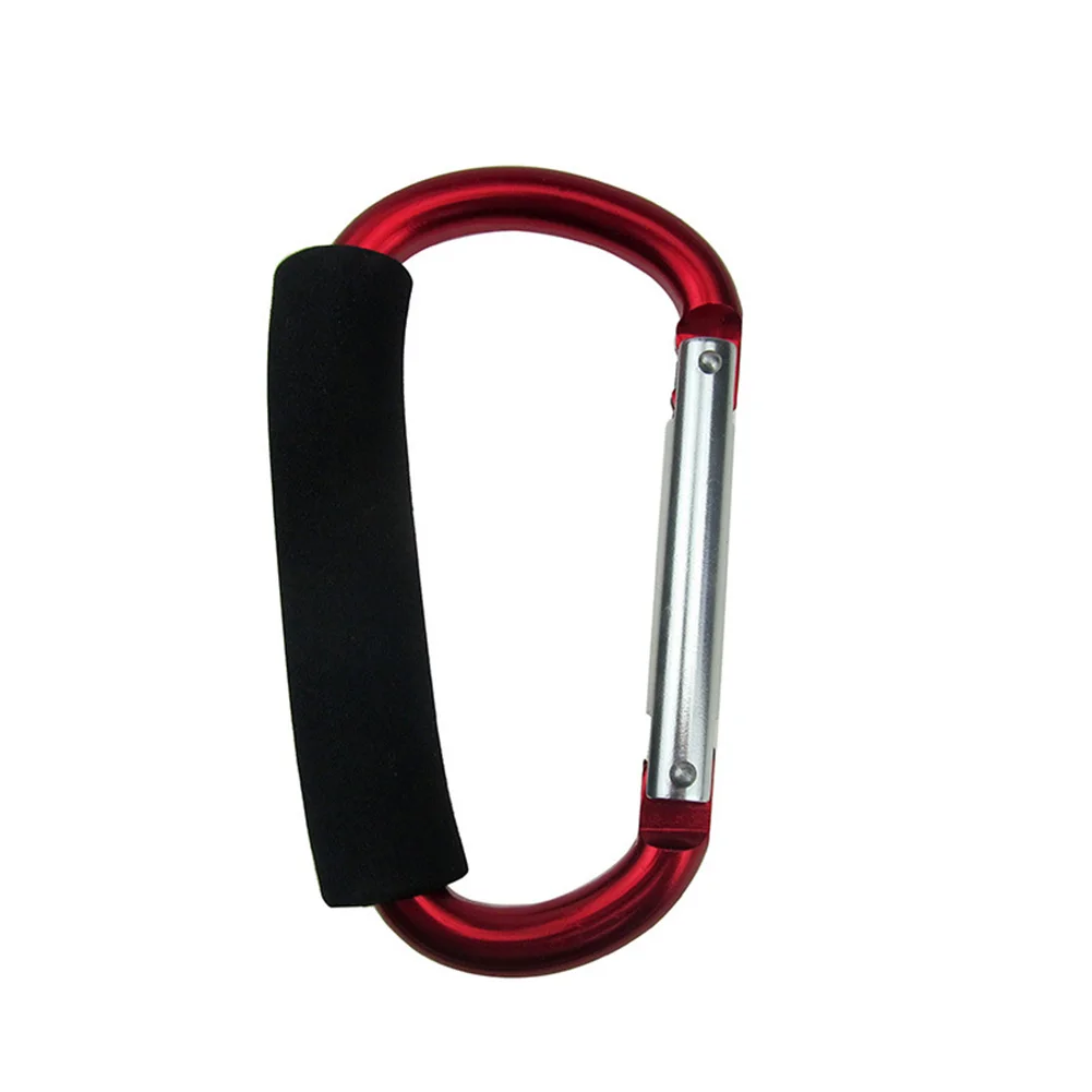 Металлическая Детская коляска крючок сумка для подгузников зажим карабин