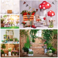 shengyongbao easter eggs rabbit photography backdrops photo studio props spring flowers child baby photo backdrops 21318fh 38