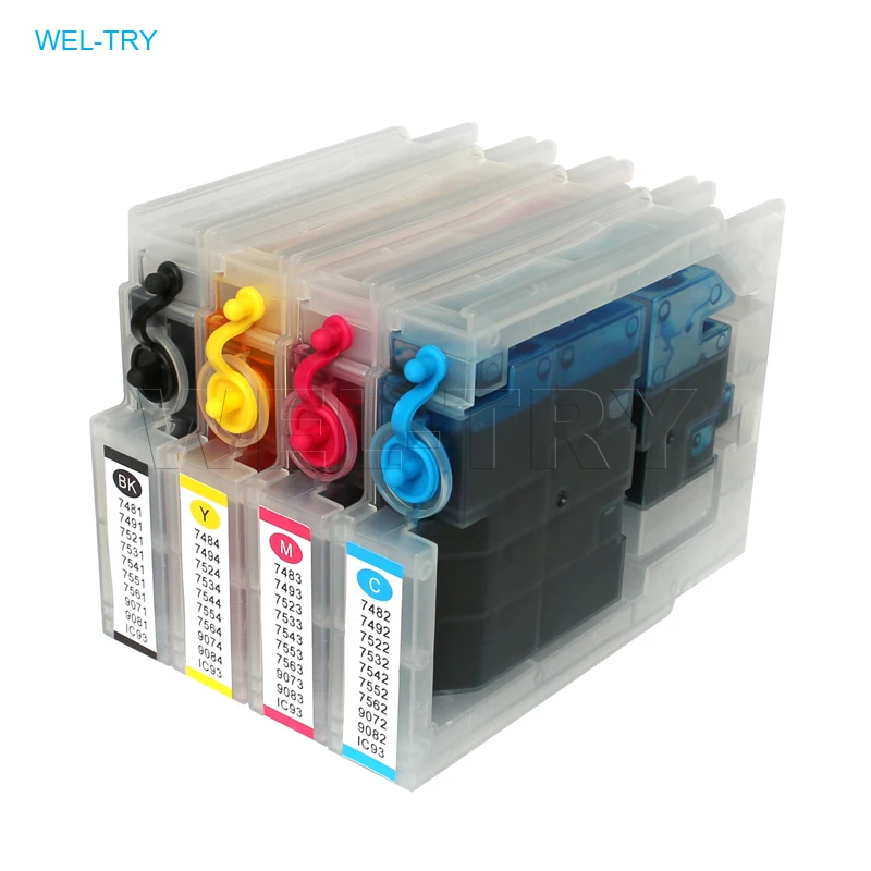 T9081 T9082 T9083 T9084 XL T9071- T9074 XXL Refillable Ink Cartridge for Pro WF-6090 WF-6590 WF6090 WF6590 empty with chips. | Компьютеры