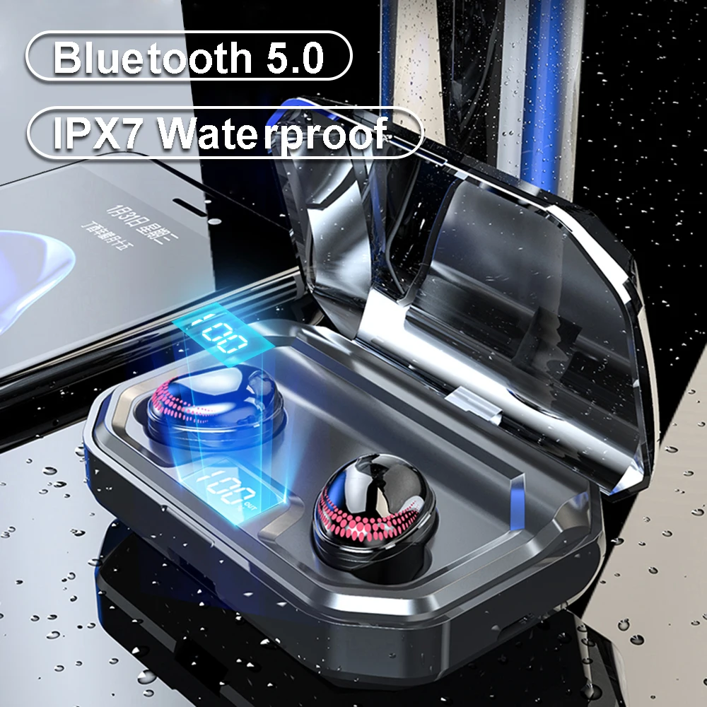 TWS X10 беспроводные наушники Bluetooth 5 0 6D стерео спортивные наушники-вкладыши