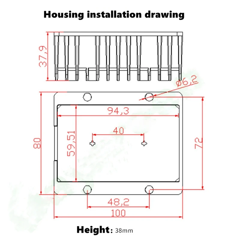 24В до 12В 30А понижающий преобразователь постоянного тока мощности автомобильный