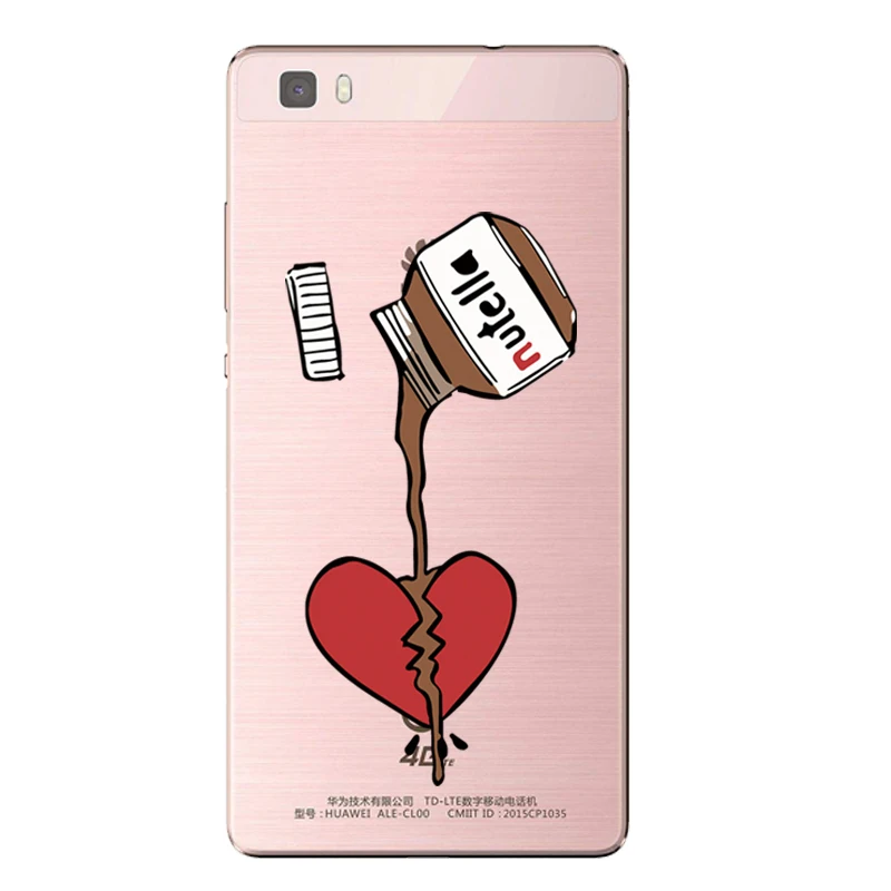 DS-LOVEHUI чехол для huawei P8 Lite мягкий из силиконового материала TPU защитное заднее