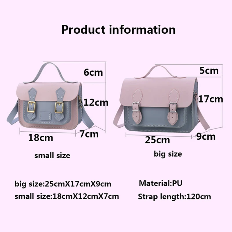 New Arrival Handbag Shoulder Strap Woven Bag Set Purple Joint PU Material Bag High Quality DIY Handmade Vintage Retro PU Bag