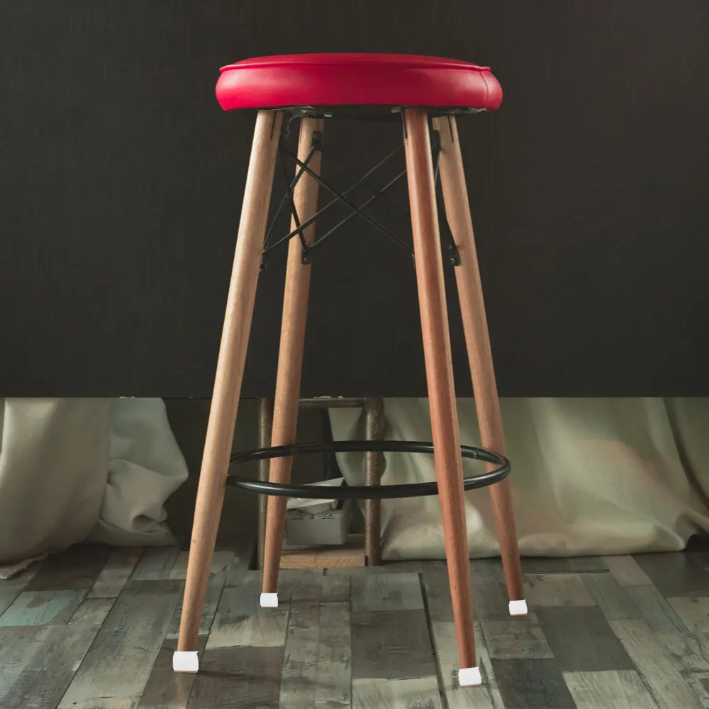 

1 Set 16Pcs Silicone Table Chair Furniture Leg Covers Floor Protectors (White)